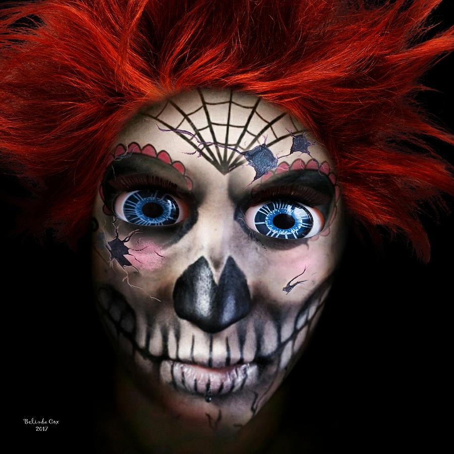Doll Skelton Skull Digital Art by Artful Oasis