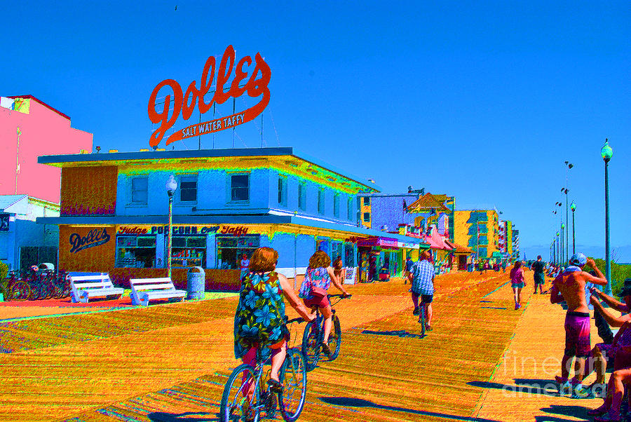 Rehoboth Painting - Dolles Wheels by Jost Houk Rehoboth Painting - Dolles Wheels by Jost Houk