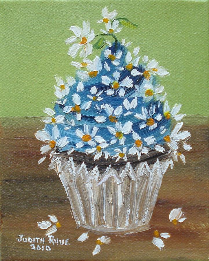 Dollop of Daisies Painting by Judith Rhue