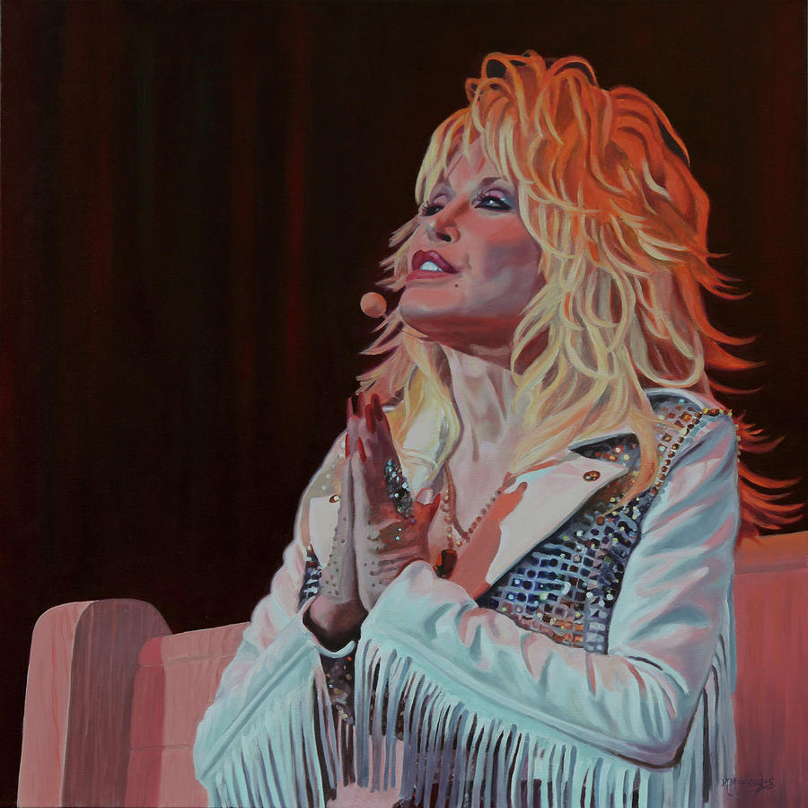 Precious Memories Dolly Parton Painting by Maria Modopoulos Pixels