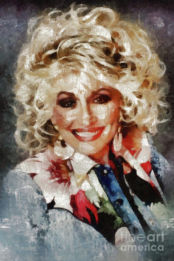 Dolly Parton By Mary Bassett Painting
