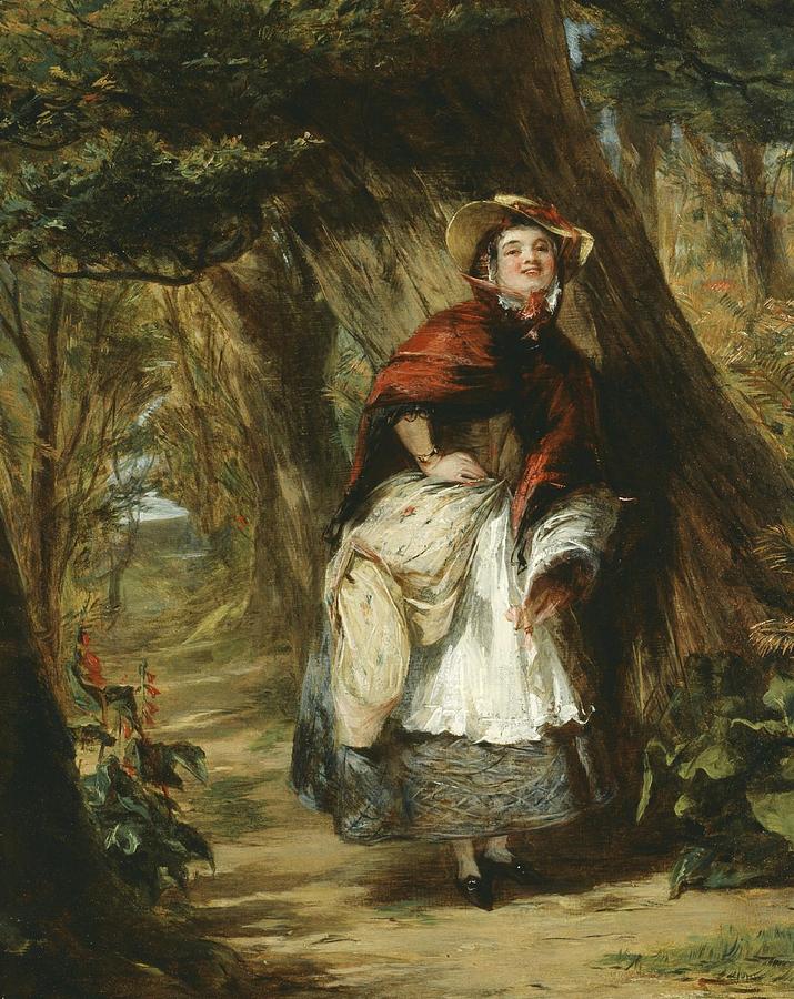 Dolly Varden Painting by William Powell Frith