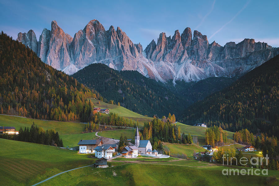 Dolomites Twilight Photograph by JR Photography