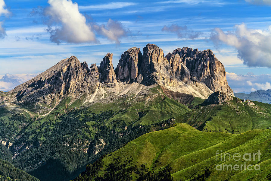 Dolomiti - Sassolungo -Langkofel mount Photograph by Antonio Scarpi
