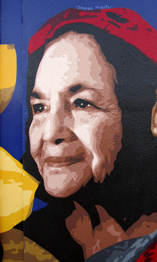 Dolores Huerta Painting by Roberto Valdes Sanchez - Pixels