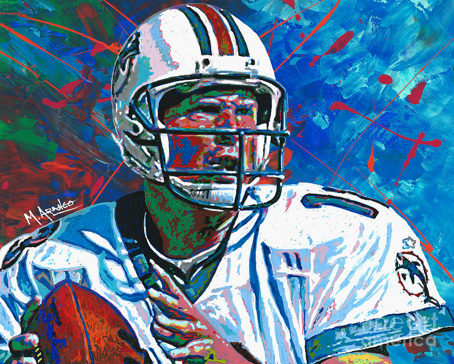 Dolphins Legend Painting by Maria Arango