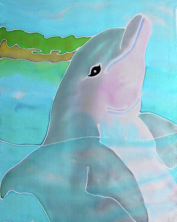 Bahamas Painting - Dolphin Smile by Tiff Bahamas Painting - Dolphin Smile by Tiff