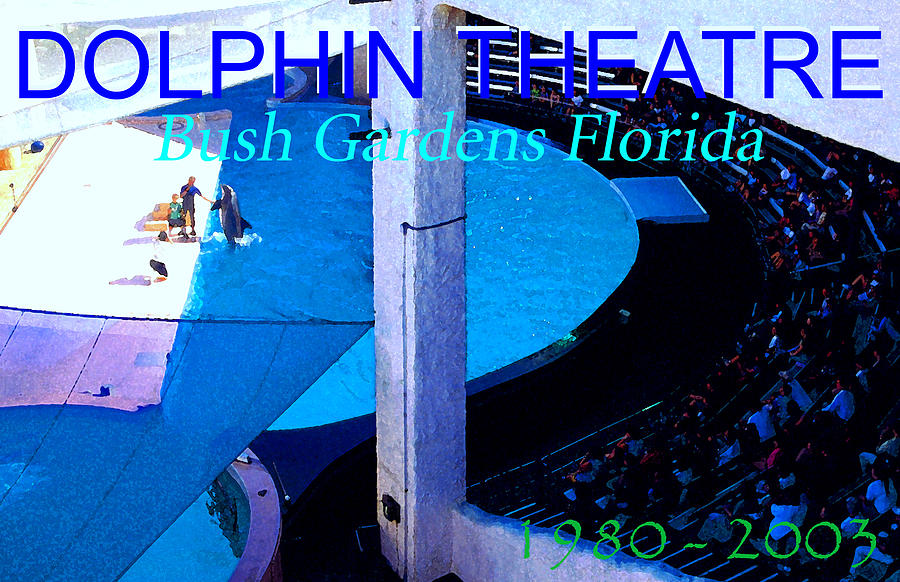 Dolphin Theatre Show 1980 - 2003 Painting by David Lee Thompson