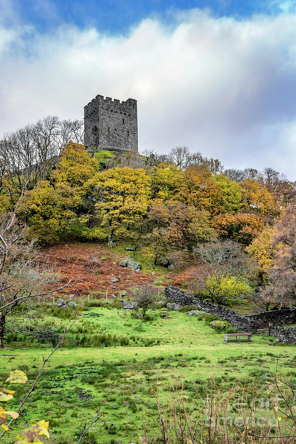 Fall Photograph - Dolwyddelan Castle by Adrian Evans