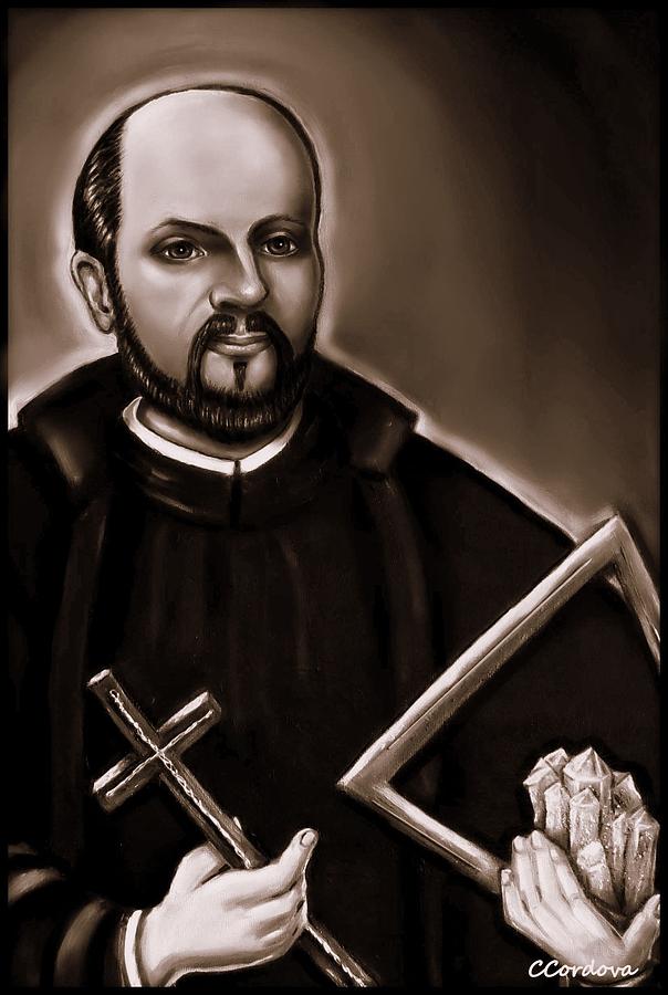 Dom Inacio in Black and White Painting by Carmen Cordova