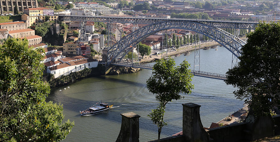 Dom Luis Bridge Porto Photograph by Andrew Fare