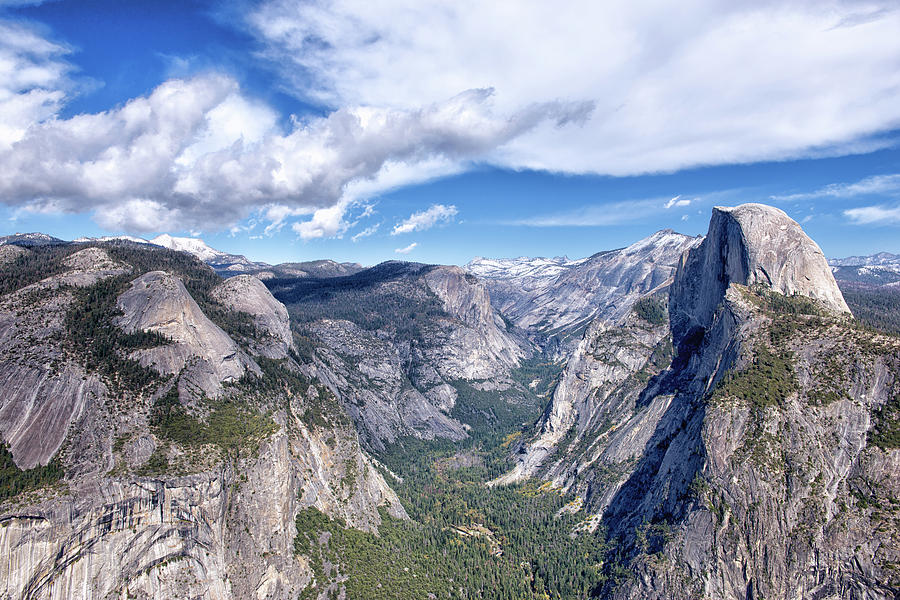 Dome Faceoff - Yosemite National Park - California Photograph