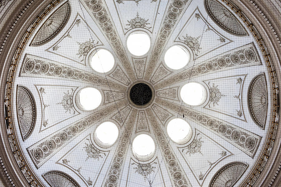 Dome Interior at St Michael Gate of Hofburg Palace in Vienna Photograph by Artur Bogacki