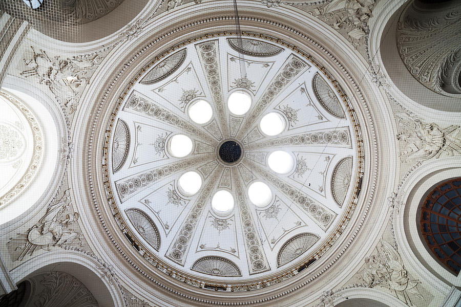 Dome Interior of St Michael Gate at Hofburg Palace in Vienna Photograph by Artur Bogacki