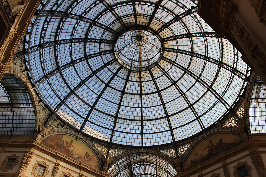 Dome of Gallery of Vittorio Emanuele II Photograph by Chiara Barberi ...