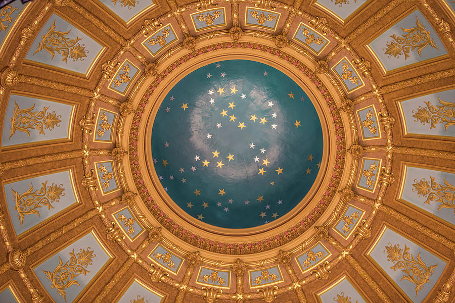 Dome of Michigan Capitol  Photograph by John McGraw