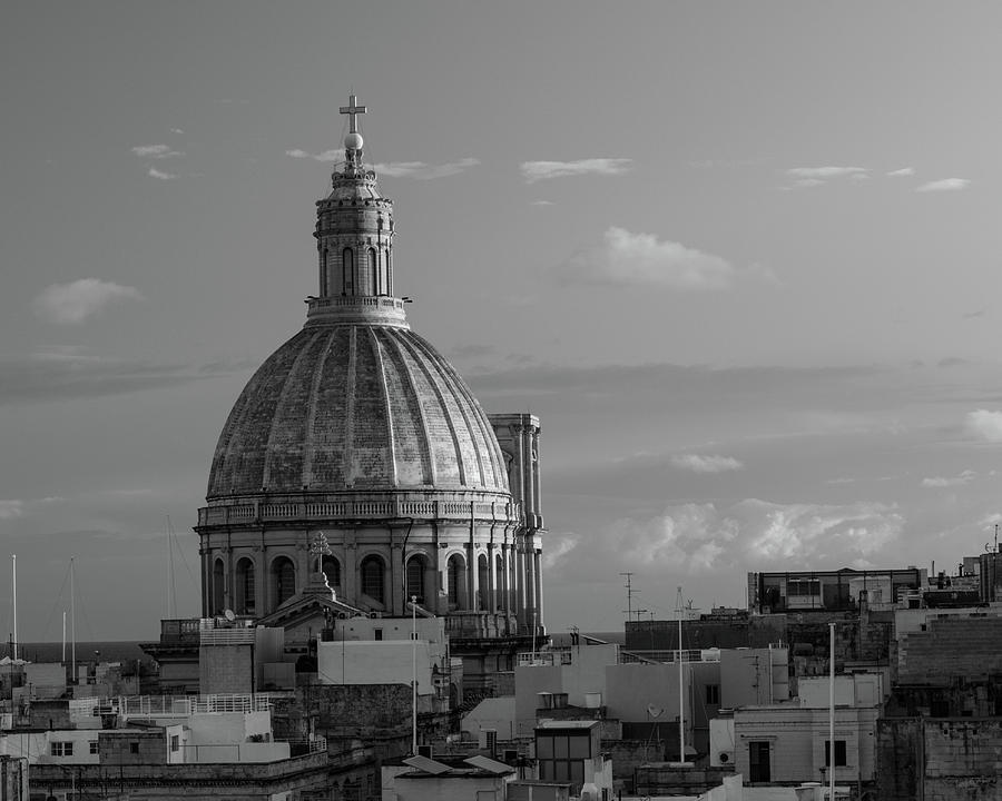 Malta Photograph - Dome of Our Lady of Mount Carmel in Valletta, Malta by Dalibor Hanzal Malta Photograph - Dome of Our Lady of Mount Carmel in Valletta, Malta by Dalibor Hanzal