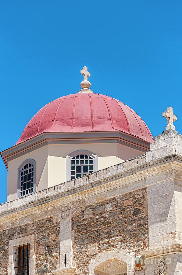 Dome of Saint George Church in Lerapetra Photograph by Antony McAulay