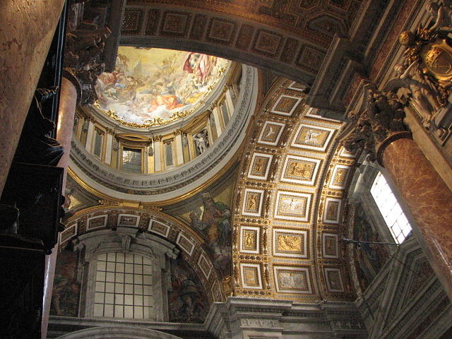 Dome of St.Peter Photograph by T Guy Spencer