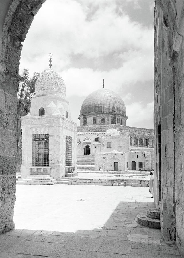 Dome of the Rock in 1934 Photograph by Munir Alawi