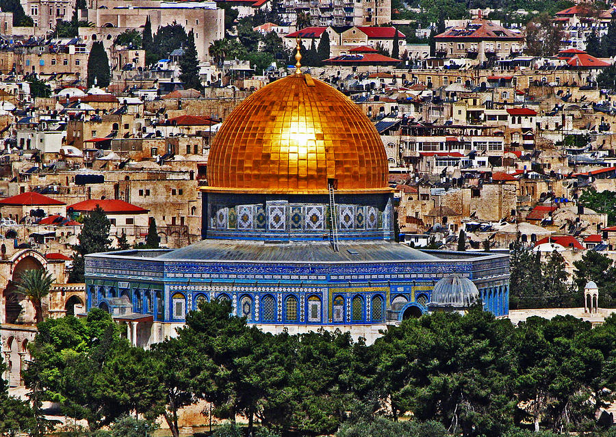Dome of the Rock Photograph by T Guy Spencer