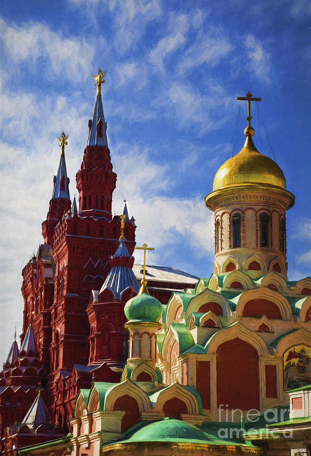 Domes and Towers Photograph by Elena Nosyreva
