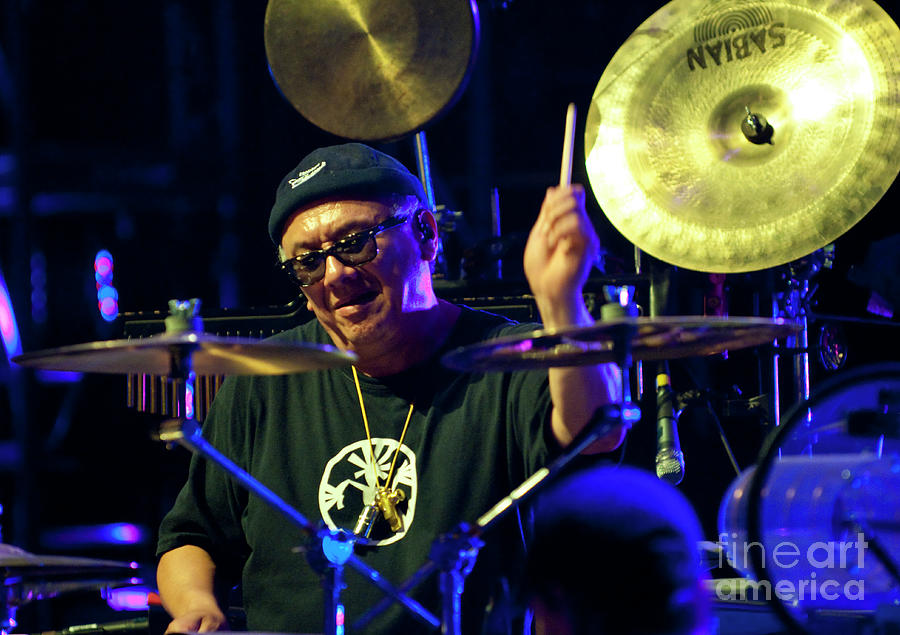 Domingo Sonny Ortiz with Widespread Panic at Bonnaroo Music Festival Photograph by David Oppenheimer