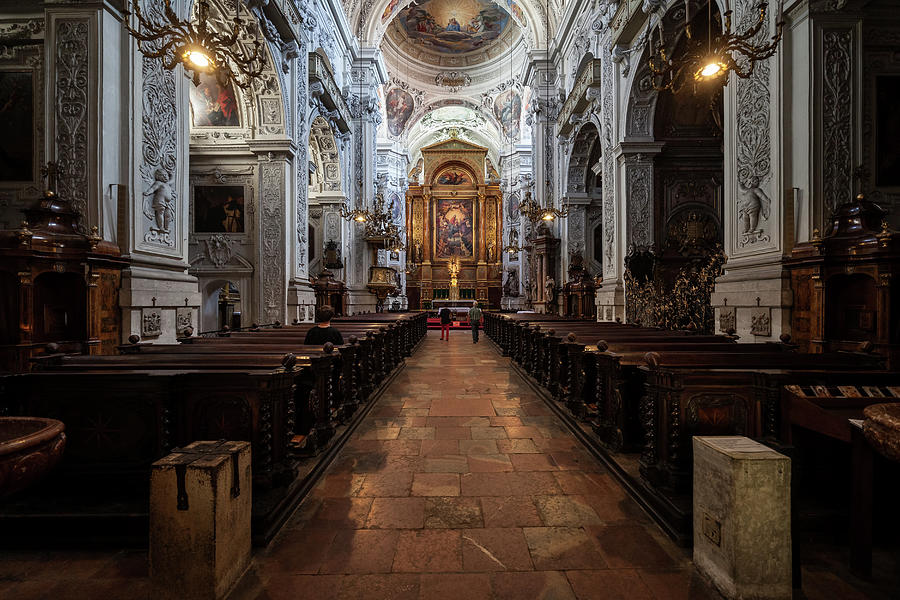 Dominican Church Interior in Vienna Photograph by Artur Bogacki