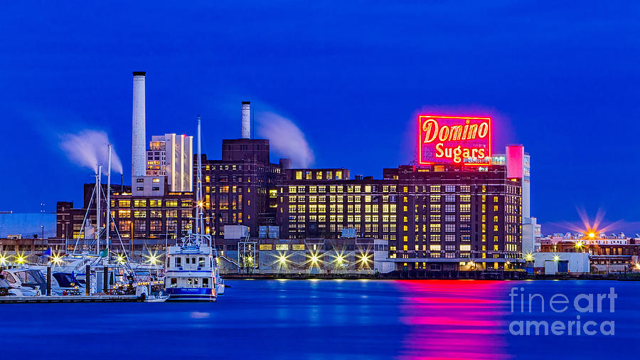 Baltimore Photograph - Domino Sugar Factory by Jerry Fornarotto
