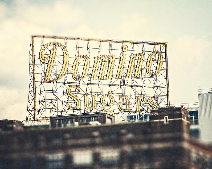 Sign Photograph - Domino Sugar by Lisa R