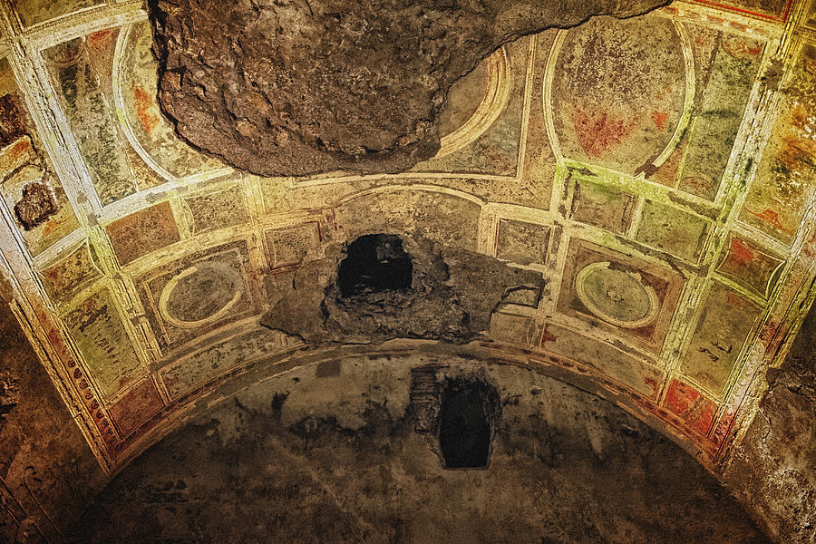 Domus Aurea Ceiling Breach Photograph by Adam Rainoff