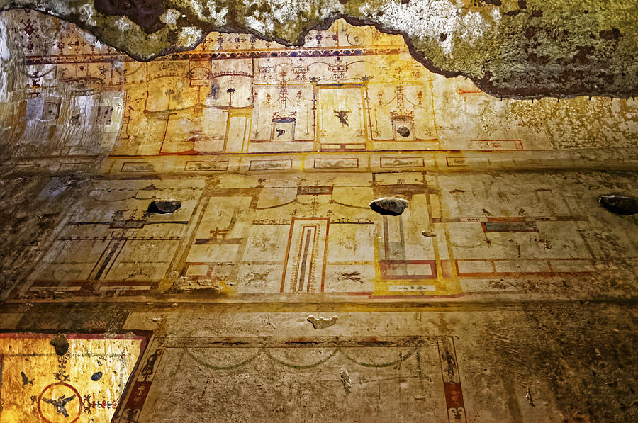 Domus Aurea Wall Fresco Photograph by Adam Rainoff