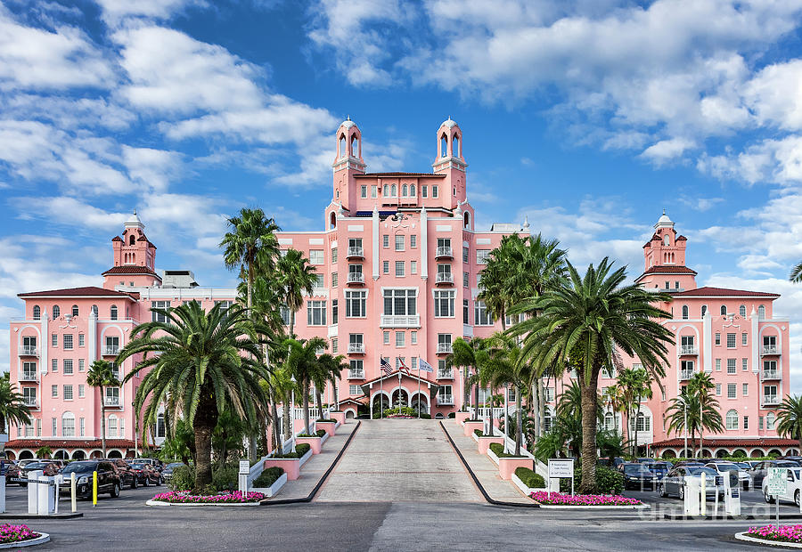 Architecture Photograph - Don CeSar Beach Resort and Spa by John Greim
