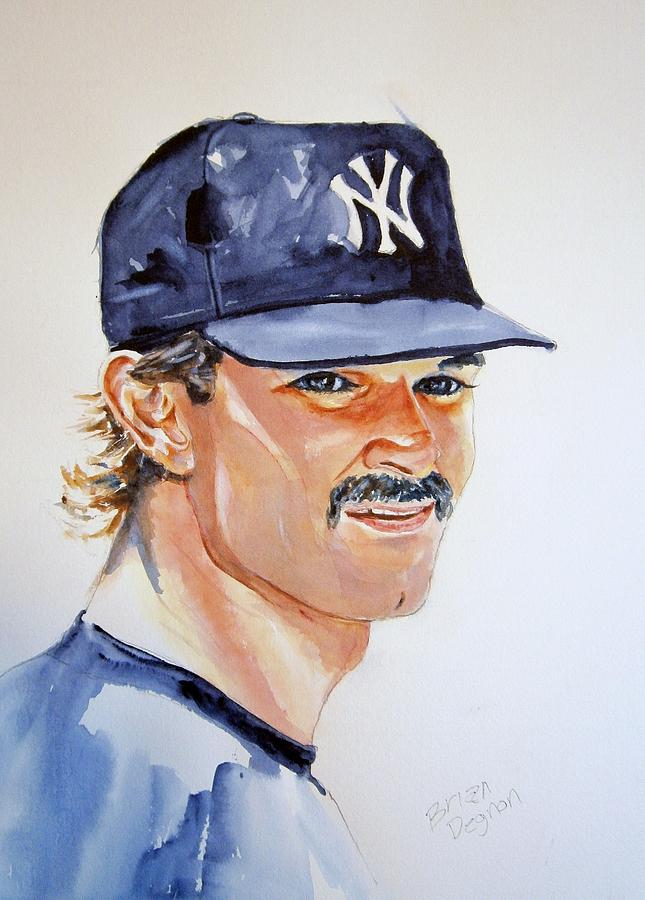 New York Yankees Don Mattingly, Odyssey Art, Art of Brian C. Roll