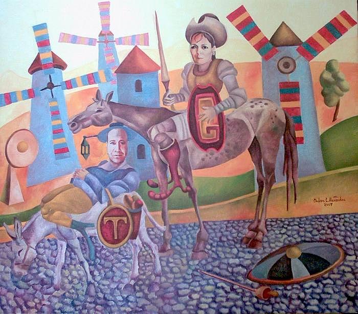 Don Quijote Painting by Chifan Catalin Alexandru Don Quijote Painting by Chifan Catalin Alexandru