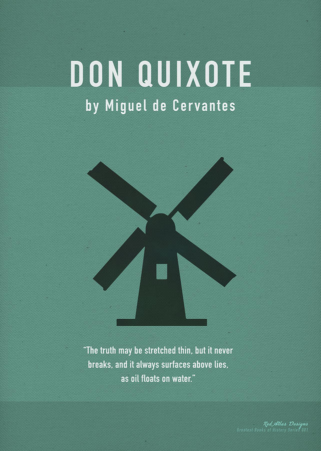 Miguel Mixed Media - Don Quixote Greatest Books Ever Series 001 by Design Turnpike