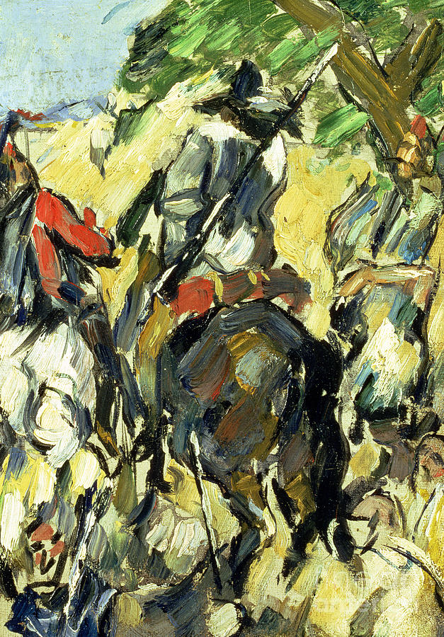Paul Cezanne Painting - Don Quixote, View from the Back by Paul Cezanne