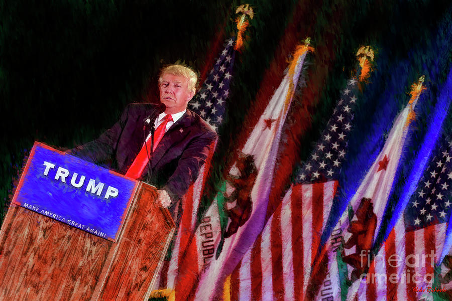 Donald Trump Make America Great Rally Photograph by Blake Richards