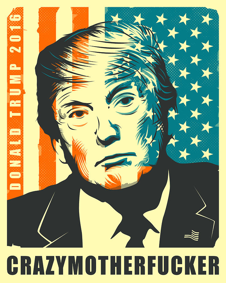 Donald Trump Poster Digital Art by Jazzberry Blue