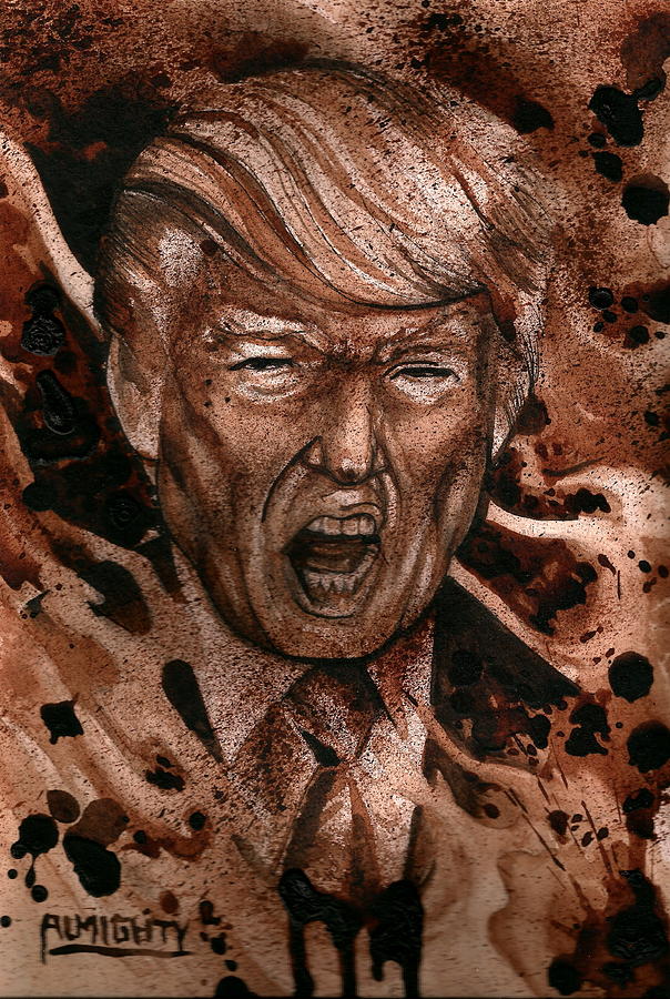 Donald Trump Painting by Ryan Almighty