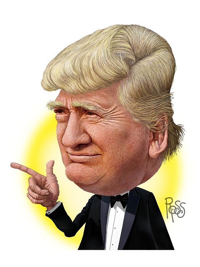 Donald Trump Digital Art by Scott Ross