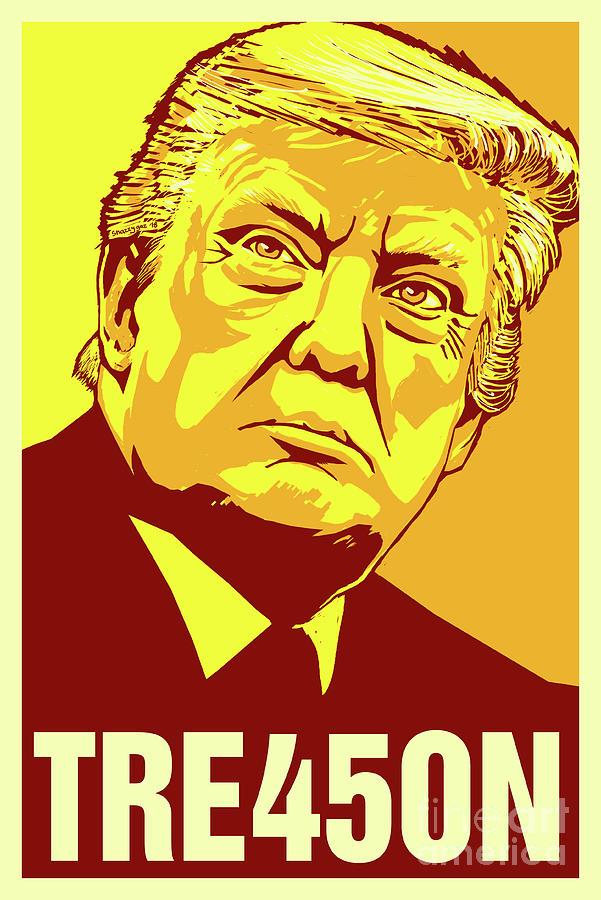 Donald Trump TRE45ON Digital Art by Garyck Arntzen