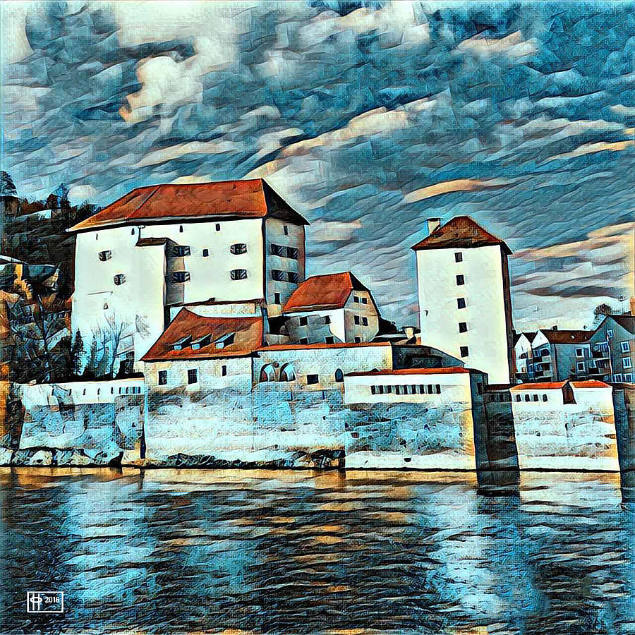 Donau, Passau, Germany Digital Art by Jim Pavelle