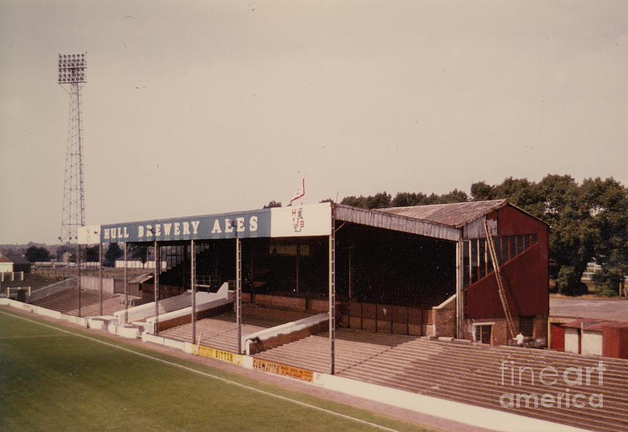 Doncaster Rovers - Belle Vue - Main Stand 2 - August 1969 Photograph by Legendary Football Grounds