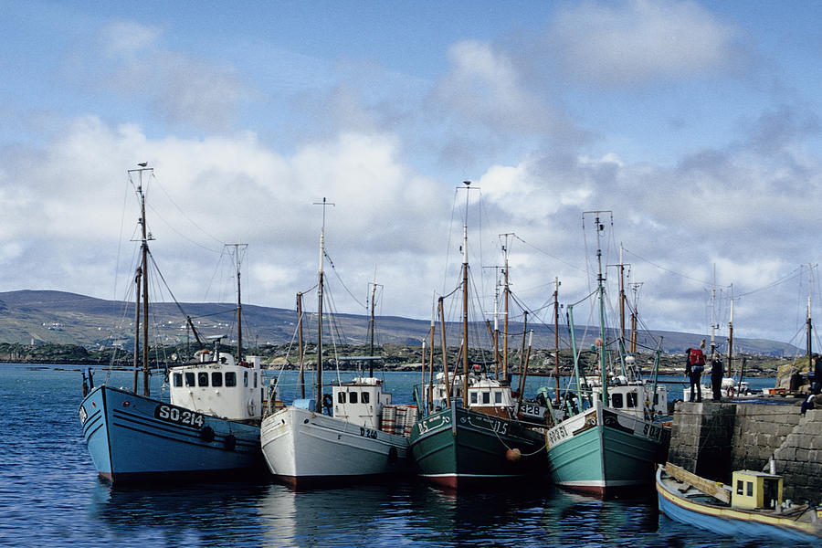 Donegal Fishing Port Photograph by John Farley