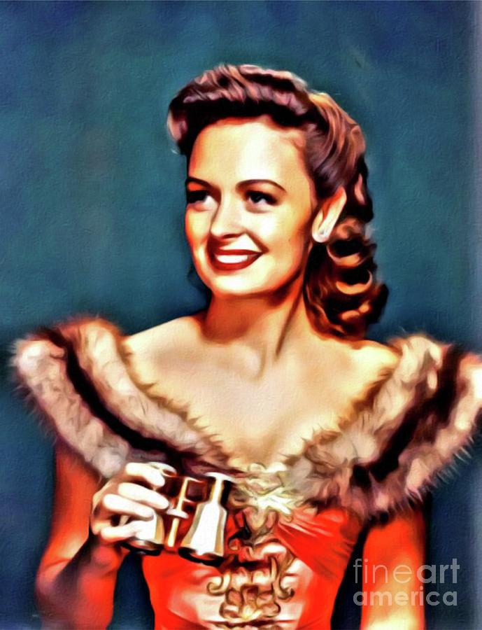 Donna Reed, Hollywood Legend By Mary Bassett Digital Art