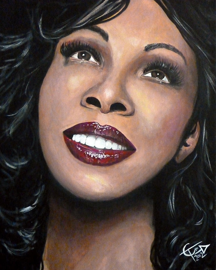 Donna Summer Painting by Tom Carlton