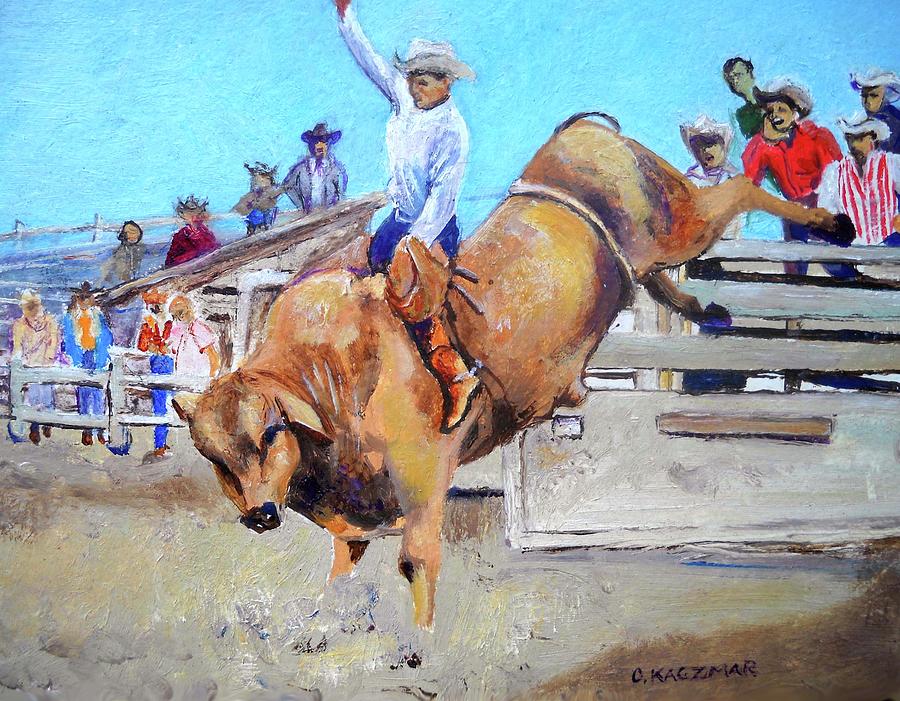 Donnie Adams champion Painting by Olga Kaczmar - Fine Art America