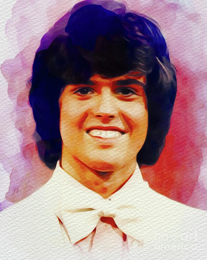 Hollywood Painting - Donny Osmond, Singer/Actor by Esoterica Art Agency