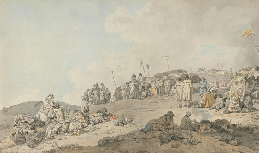 Donnybrook Fair, 1782 Painting by Francis Wheatley